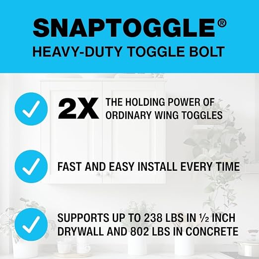 TOGGLER SNAPTOGGLE BB Toggle Anchor, Zinc-Plated Steel Channel, Made in US - Image 4