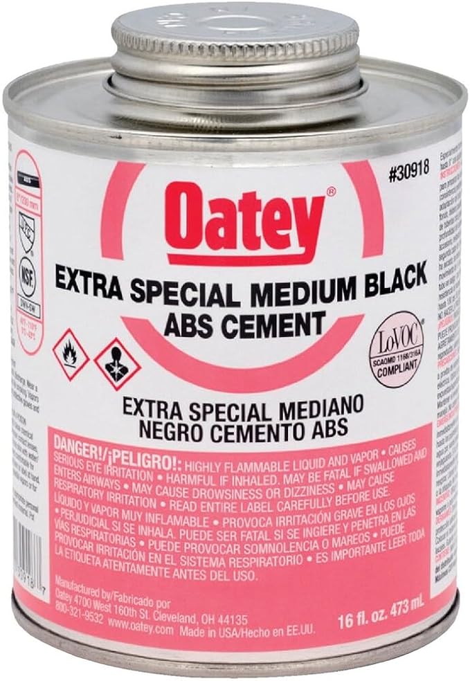 Oatey 30918 ABS Extra Special Cement, 16 oz by Oatey