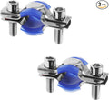 Adjustable Pipe Bracket Clamp, Heavy Duty Split Ring Hanger, TTZEZE SUS304 Wall by TTZEZE