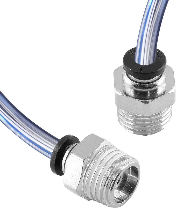 5Pcs 10mm Push Connect 1/4 NPT Male Straight Pneumatic Fitting | Pure Copper - Image 5