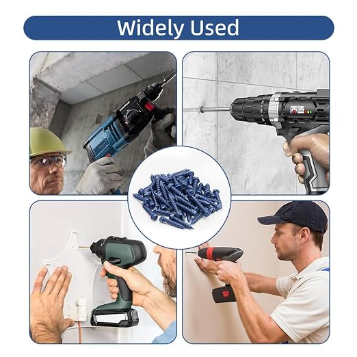 60Pcs 1/4" x 1-1/4" Concrete Screws - Image 5