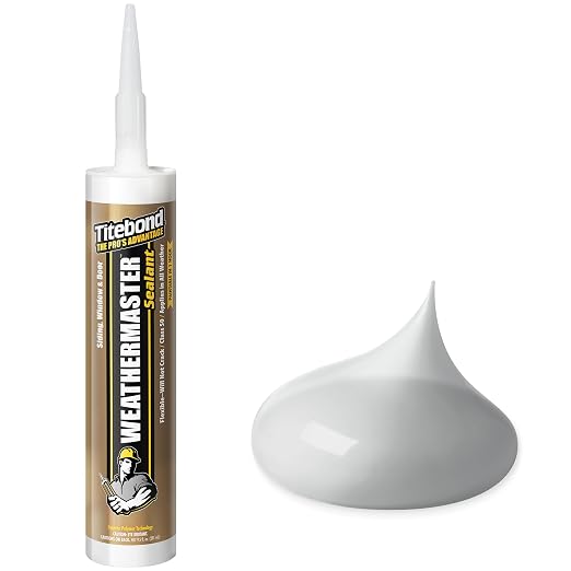 Titebond 44011 WeatherMaster Sealant Cartridge, 10.1 oz, Translucent - Image 3