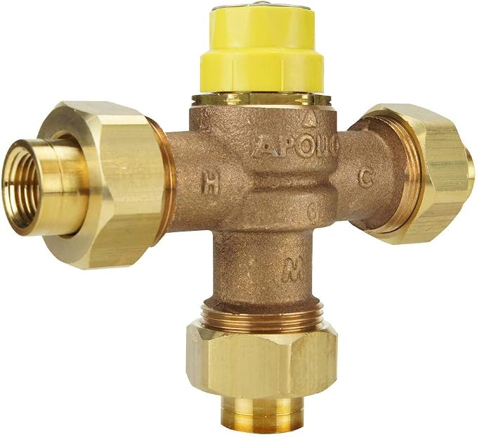 1/2 in. Lead Free Bronze Threaded Thermostatic Mixing Valve - Image 3