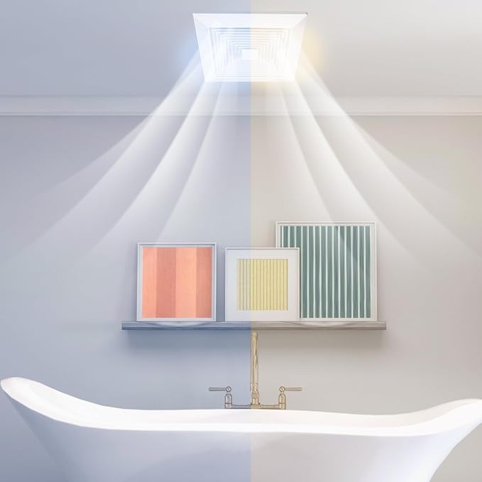 Baquler 1 Pcs 9.84 x 9.84'' Exhaust Bathroom Fan Cover - Image 5