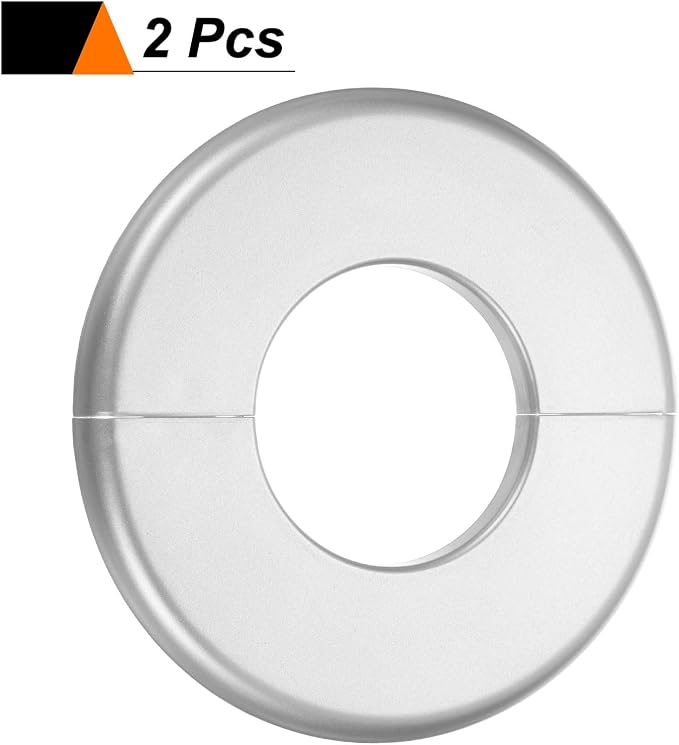 HARFINGTON 2pcs Wall Split Flange 51mm/2" Self-Adhesive Plumbing Cover Plates - Image 3
