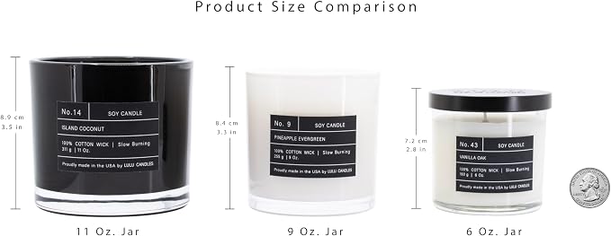 Lulu Candles | Apple Cinnamon | Luxury Scented Soy Jar Candle | Hand Poured in - Image 9