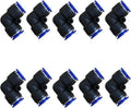 10mm Od Air Line Elbow Union, Push To Connect Air Fittings, Push Elbow Push Air by ROZESAZZ