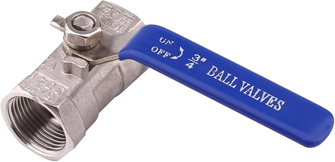 DERNORD Stainless Steel 3/4 Inch Ball Valve 1PC Type NPT Standard Port - Image 6