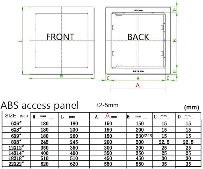 Fengze Attic Access Door, Interior Wall Access Panel Ceiling Decoration - Image 7