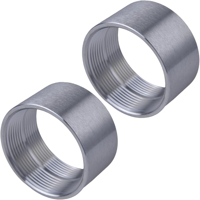 304 Stainless Steel 2 Inch NPT Female Thread Weld On Pipe Fitting Bung 2" NPT - Image 6