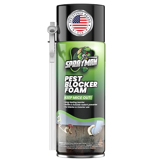 Pest Block Spray Foam by Sprayman