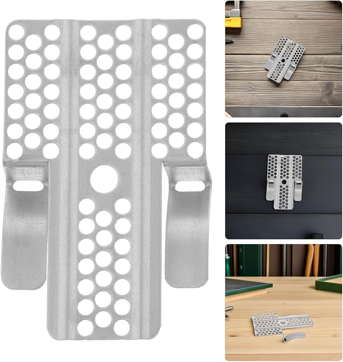 NOLITOY Drywall Fastener Clips Sheetrock Mount Support Stainless Steel 12pcs - Image 9