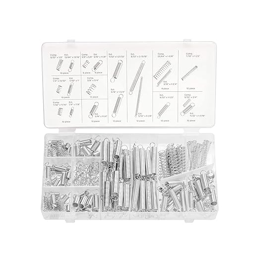 NEIKO 50456A Spring Assortment Set, 200 Piece, Extension and Compression by NeikoTools