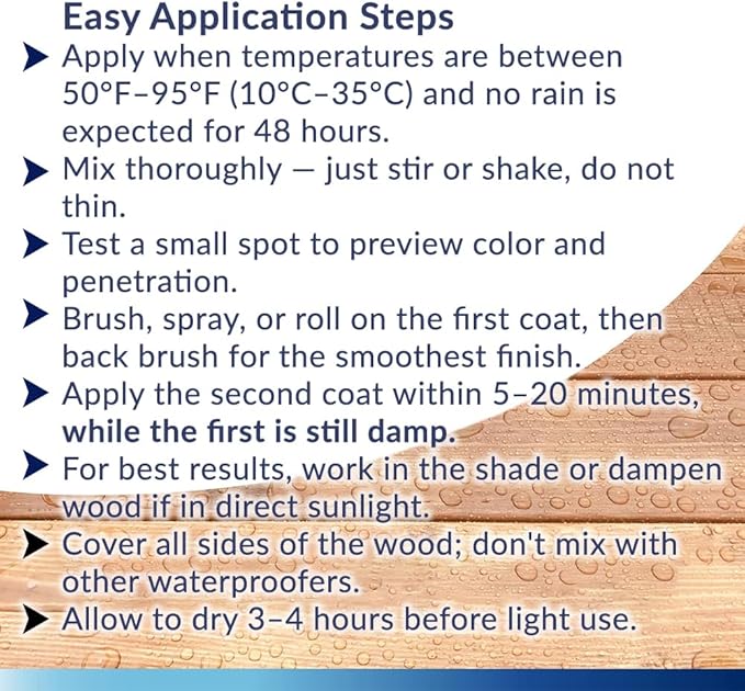 SEAL-ONCE Marine Ready Mix Wood Sealer and Stain, Coastal Gray, 2 Gallon | - Image 3