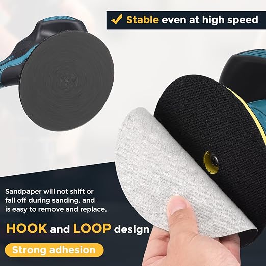 HARFINGTON 30Pcs 7Inch Sanding Disc Hook & Loop Black Silicon Carbide | - Image 3