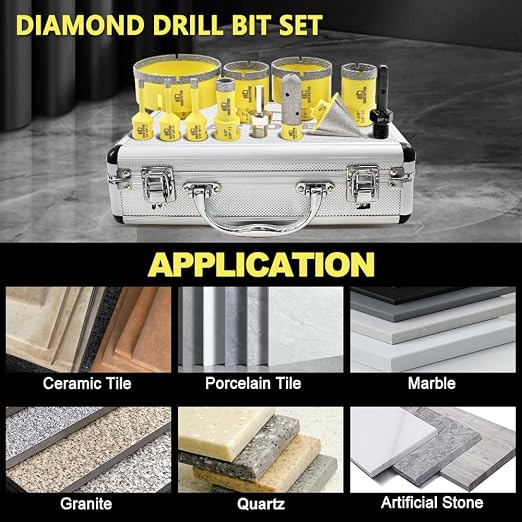 Diamond Core Drill Bits Set 12PCS - Image 4