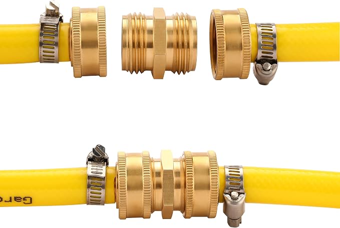 Garden Hose Connector, Male to Male Hose Adapter, 3/4" GHT Double Male | 2 Pack - Image 6