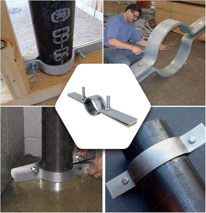 Highcraft DMST-FQ014 Riser Clamp; Vertical Pipe Hanger - Image 4