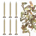 4x40mm Heavy Duty Screws 70 PCS, Galvanized Phillips Flat Head Screws by Unknown