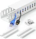 1.4"H x 1.6"W Cable Raceway, 66in Under Desk Wire Management Channel, 16.5in by ZhiYo