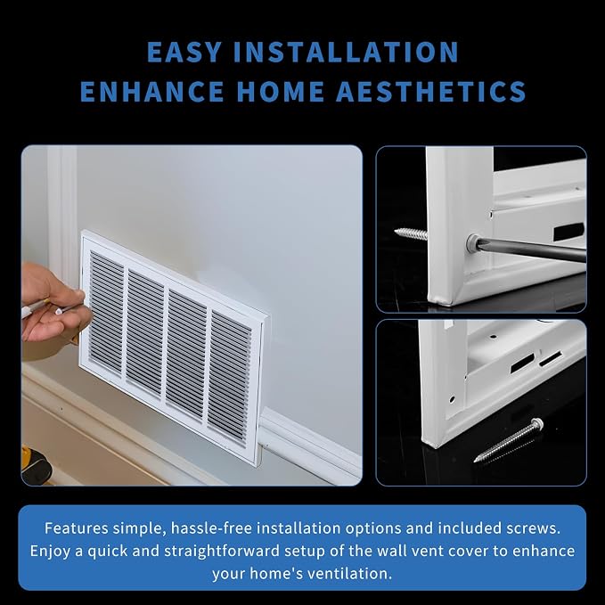 14 x 24 Return Air Grille, Return Air Vent Cover - Image 3