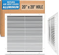 Fits 20x20 Hole | Aluminum Return Air Grille by Handua | Vent Cover Grill by Handua