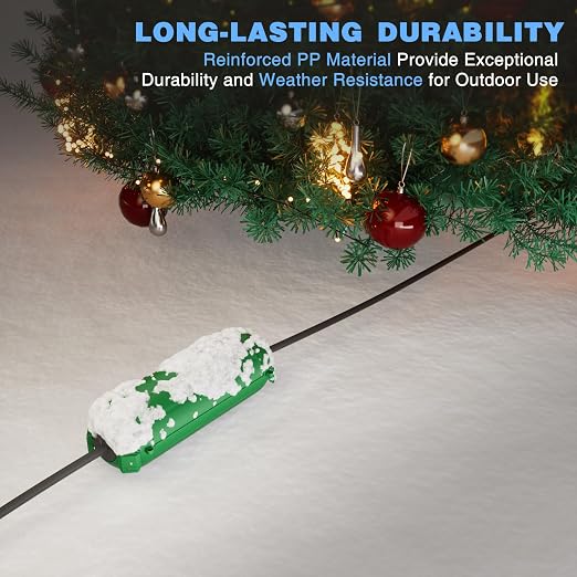 3 Pack Outdoor Extension Cord Waterproof Cover, - Image 7