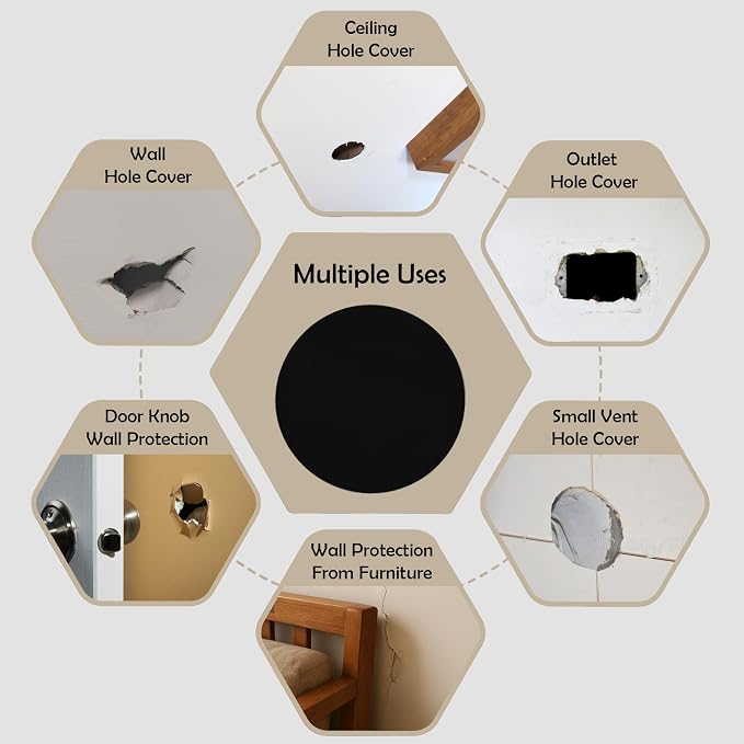 Rubber Bond Self-Adhesive Rubber Wall Outlet Cover Plate 2 Pack - Image 4