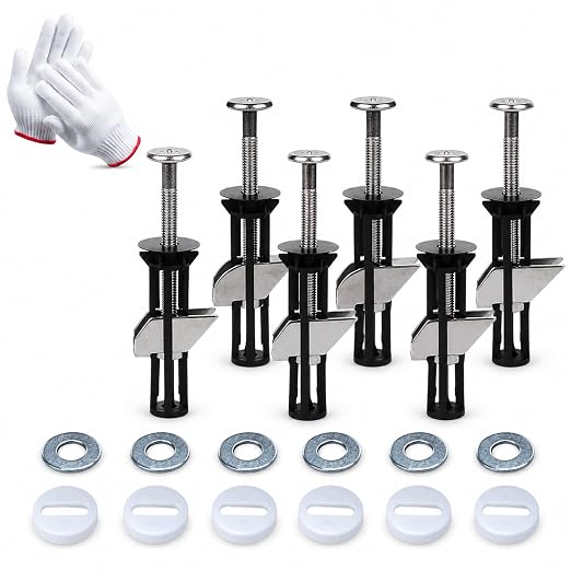 Heavy Duty Toilet Seat Fastener Bolt Kit, Universal Toilet Seat Bolts Kit by Unknown
