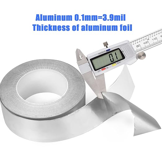 Romeda Aluminum Tape, 2 Inch x 164 Feet, 3.9 Mil, Heavy Duty, Heat & UV - Image 3