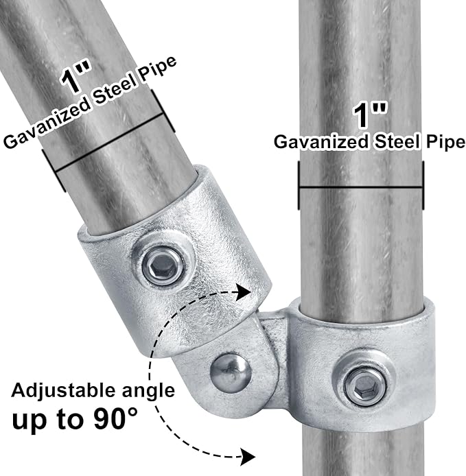 4 PCS Single Swivel Socket Structural Pipe Fitting - Image 3