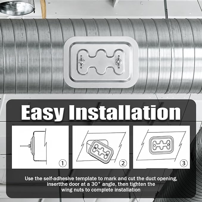 High Temperature Grease Duct Access Door 4“ x 6"| - Image 5
