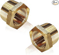 2 Pcs Brass Bushing 1" Male to 3/4" Female by Gadoutcover