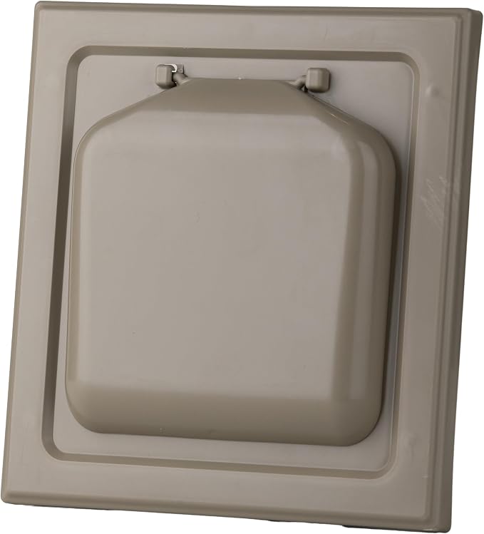 NO-PEST VENT Dual Door Dryer Vent Cover 4 Inch Outdoor, Made in USA, Highest by No-PestVent