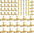 60 Pack Foskan 3/4 Inch PEX Barb Crimp Fittings Set | 20 Pieces Each:Elbow by Unknown