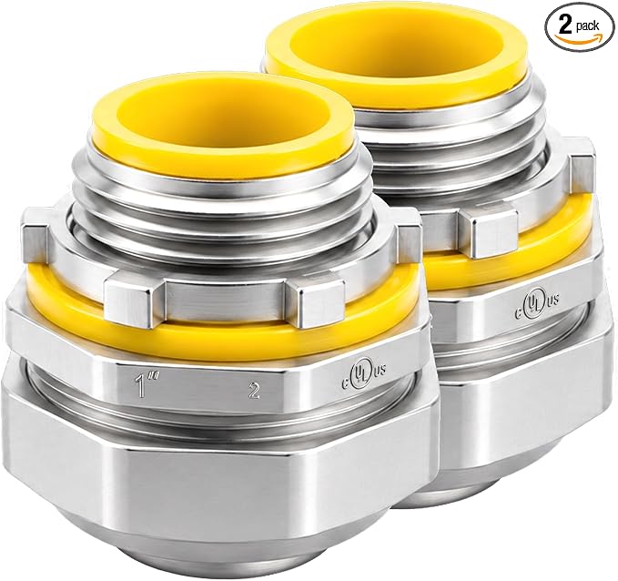 1" Liquid Tight Connector Straight, corrosion resistant, watertight seal by AIRTAK