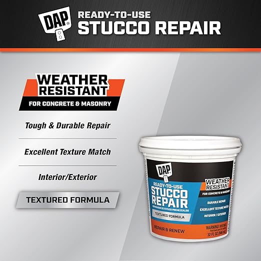 Dap 10504 All-Purpose Ready-to-Use Stucco Patch - Image 2