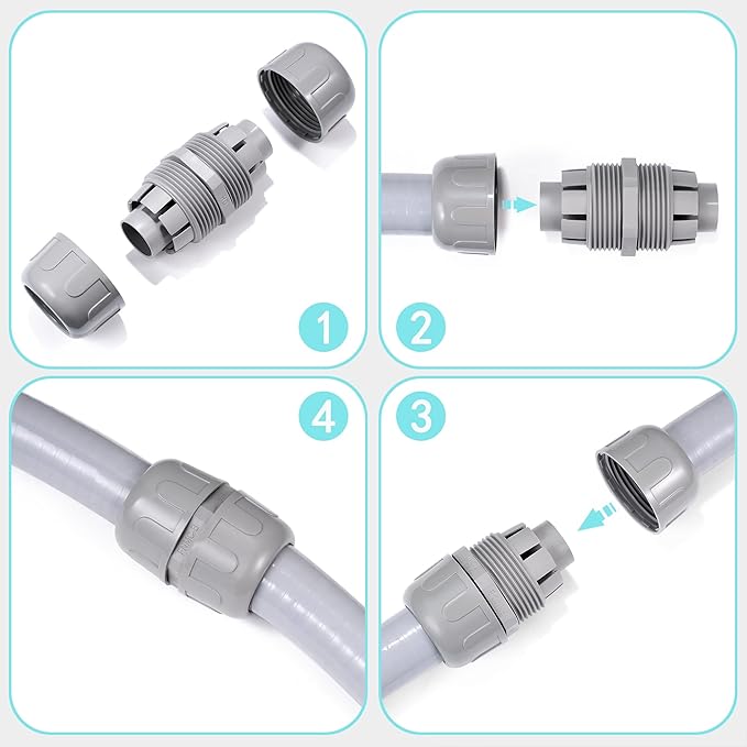 NPT 3/4 Double Conduit Liquid-Tight Connector Straight | Extend Repair Conduit - Image 4