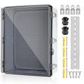 IP67 ABS Outdoor Electrical Box Waterproof 20.1''×16.1''×7.9'' | Weatherproof by JOISYOYA