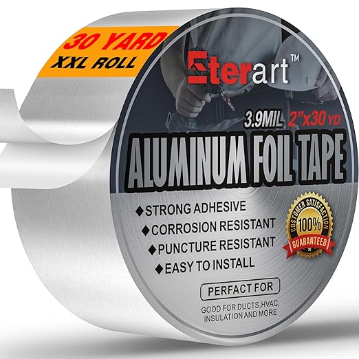ETERART Aluminum Foil Duct Tape, High-Temp Seal by Eterart