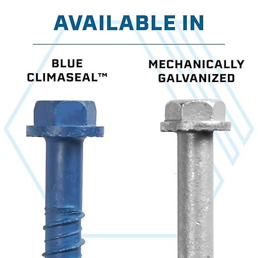 Tapcon+ 1/2 x 4 Inch Heavy-Duty Hex Head Concrete Anchors, Corrosion Resistant - Image 3
