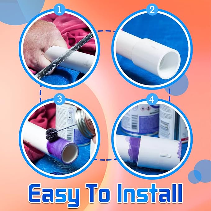 10Pcs White PVC Pipe Couplings - Image 8