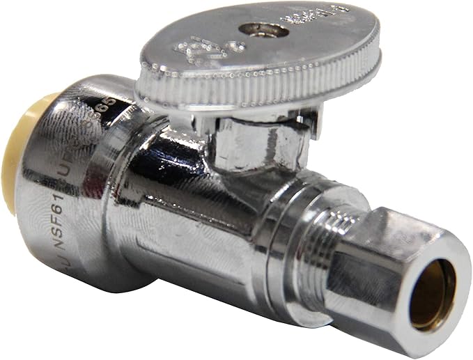 10PACK EFIELD Push Fit Straight Stop Valve - Image 2