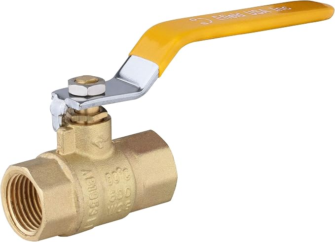 EFIELD 3/4-Inch 600 WOG FNPT Full Port Brass Ball Valve | FIP Threaded by EFIELDPEXTUBING