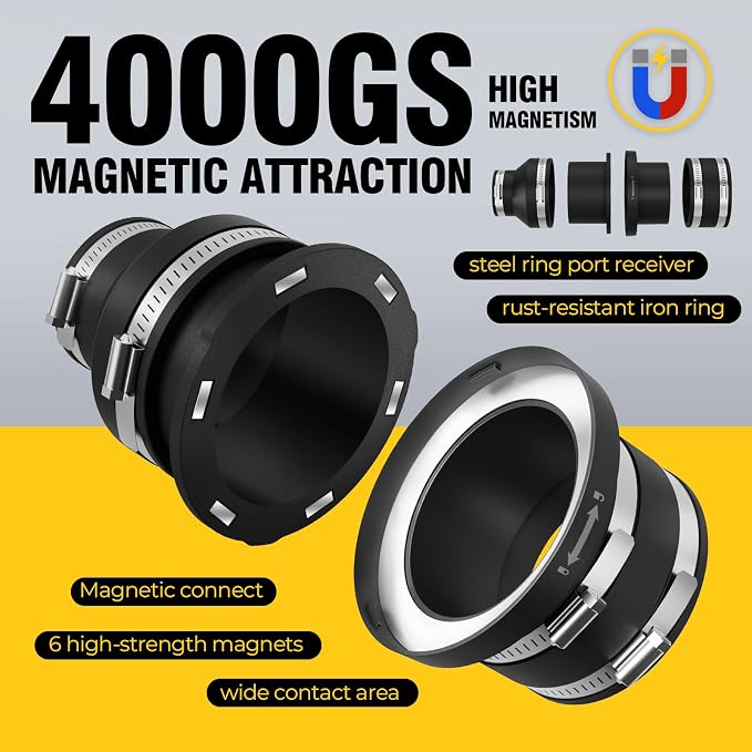 4‘’ magnetic dust collector fittings - Image 5