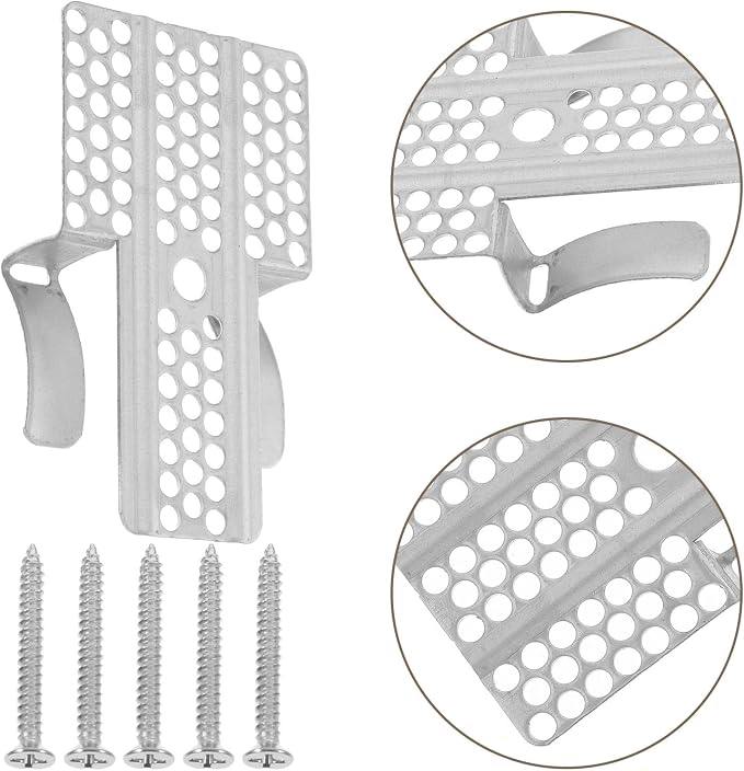 10pcs Drywall Clips for Repair, No Drilling Required, Stainless Steel | Fits - Image 8