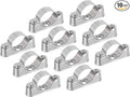 uxcell 10Pcs Pipe Support Pipe Bracket Clamp by uxcell