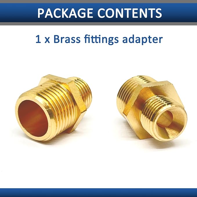 1 Pcs M16 x 1.5mm Male to G1/2in Male Adapter, Welding Hose Coupler Adapte - Image 5