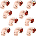 1/2" 90° Press Fittings Elbow for Copper Pipe Repair 10 Pack | Lead-free copper by Unknown