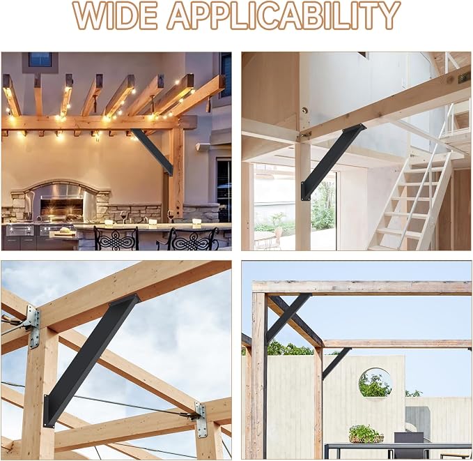 12 Pcs 45 Degree Angle Support Bracket - Image 7